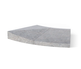 Пандус конвертный радиусный 1500*1000*150, м/р: Ташмурунское