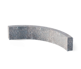 Радиусный бордюр ГП-5 R для пешеходных зон (L*80*200), м/р: Гора Токимовка